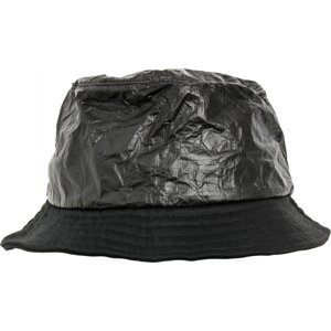 Flexfit Rybářský klobouček se vzhledem zmačkaného papíru Barva: Černá, Velikost: one size