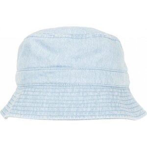Flexfit Džínový klobouček s výztužným páskem pro pevný tvar Barva: modrá světlá, Velikost: one size