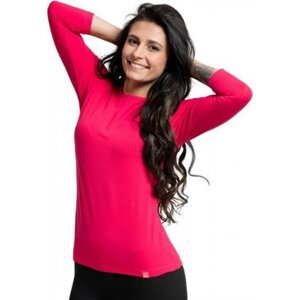 CityZen® Dámské bavlněné triko Cityzen s 3/4 rukávem Barva: Malinová, Velikost: S