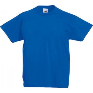 Lehké dětské tričko Fruit of the Loom Original Barva: modrá královská, Velikost: 140 F110K