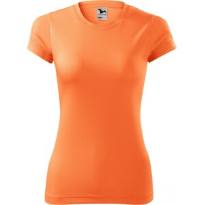 MALFINI® Dámské rychleschnoucí tričko na sport Fantasy interlock Barva: mandarinová neonová, Velikost: L