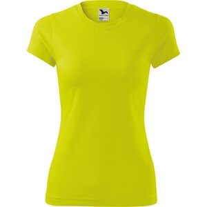 MALFINI® Dámské rychleschnoucí tričko na sport Fantasy interlock Barva: žlutá neonová, Velikost: XXL