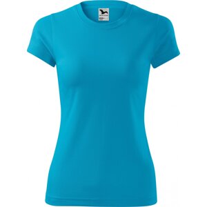 MALFINI® Dámské rychleschnoucí tričko na sport Fantasy interlock Barva: Tyrkysová, Velikost: S