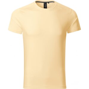 MALFINI Premium® Pánské přiléhavé tričko Action s elastanem Barva: vanilková, Velikost: L