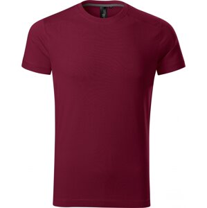 MALFINI Premium® Pánské přiléhavé tričko Action s elastanem Barva: Vínová, Velikost: XXL