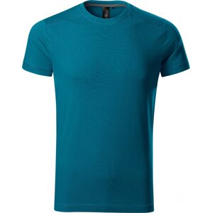 MALFINI Premium® Pánské přiléhavé tričko Action s elastanem Barva: modrá petrolejová, Velikost: L