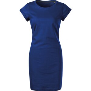 MALFINI® Šaty z pevného bavlněného materiálu Barva: modrá královská, Velikost: M
