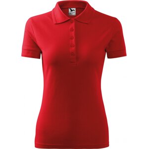 MALFINI® Dámská směsová piqé polokošile 65 % bavlna, 35 % polyester Barva: Červená, Velikost: L