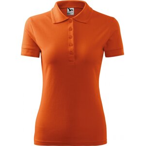 MALFINI® Dámská směsová piqé polokošile 65 % bavlna, 35 % polyester Barva: Oranžová, Velikost: XXL