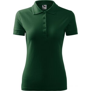 MALFINI® Dámská směsová piqé polokošile 65 % bavlna, 35 % polyester Barva: dark green, Velikost: XS