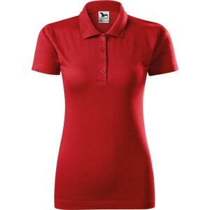MALFINI® Dámská polokošile 100 % bavlna single jersey Barva: Červená, Velikost: XXL