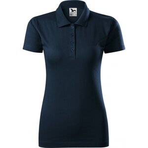 MALFINI® Dámská polokošile 100 % bavlna single jersey Barva: modrá námořní, Velikost: XXL