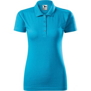 MALFINI® Dámská polokošile 100 % bavlna single jersey Barva: Tyrkysová, Velikost: XL