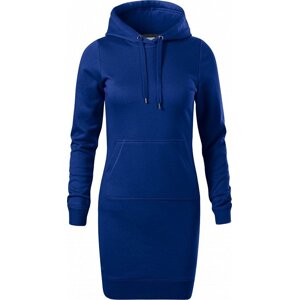 MALFINI® Mikinové šaty Snap s klokanní kapsou a kapucí Barva: modrá královská, Velikost: XXL