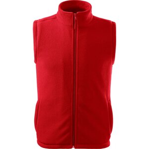 RIMECK® Fleecová unisex vesta Next s antipillingovou úpravou Barva: Červená, Velikost: L