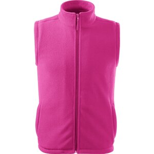 RIMECK® Fleecová unisex vesta Next s antipillingovou úpravou Barva: Růžová fuchsiová, Velikost: XXL