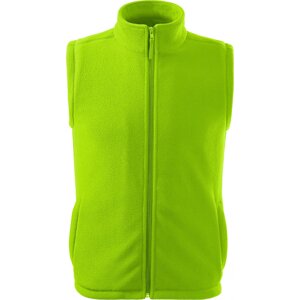 RIMECK® Fleecová unisex vesta Next s antipillingovou úpravou Barva: Limetková zelená, Velikost: XXL