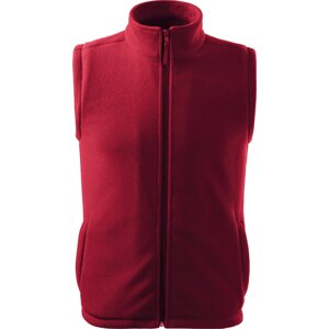 RIMECK® Fleecová unisex vesta Next s antipillingovou úpravou Barva: červená marlboro, Velikost: 3XL