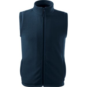 RIMECK® Fleecová unisex vesta Next s antipillingovou úpravou Barva: modrá námořní, Velikost: XXL