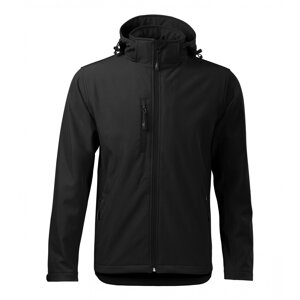 MALFINI® Pánská 3vrstvá softshellová bunda s prodlouženým zadním dílem, černá XXL Barva: Černá, Velikost: XXL