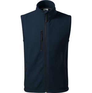MALFINI® Unisex fleecová vesta Exit s antipilingovou úpravou Barva: modrá námořní, Velikost: XL