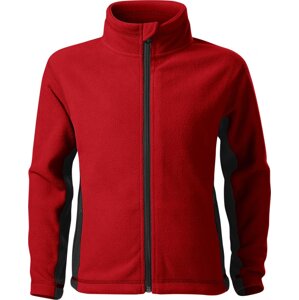 MALFINI® Dětská hřejivá fleecová bundička s dlouhým zipem Barva: Červená, Velikost: 122 cm/6 let