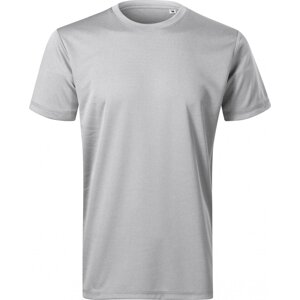 MALFINI® Sportovní tričko z recyklovaného micro polyesteru vhodné na sublimaci Barva: stříbrný melír, Velikost: XXL