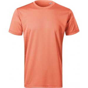 MALFINI® Sportovní tričko z recyklovaného micro polyesteru vhodné na sublimaci Barva: oranžová pastelová melír, Velikost: XXL