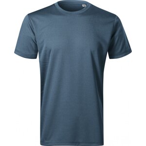 MALFINI® Sportovní tričko z recyklovaného micro polyesteru vhodné na sublimaci Barva: modrý denim melír tmavý, Velikost: 3XL