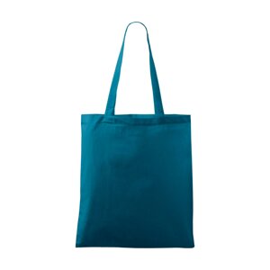 MALFINI® Nákupní taška Handy ze 100% bavlny, plátnová vazba, 42 x 38 cm Barva: modrá petrolejová, Velikost: uni