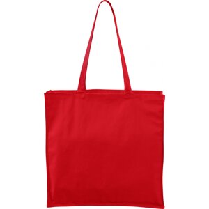 MALFINI® Nákupní bavlněná taška Carry 43 x 43 x 12 cm Barva: Červená, Velikost: uni