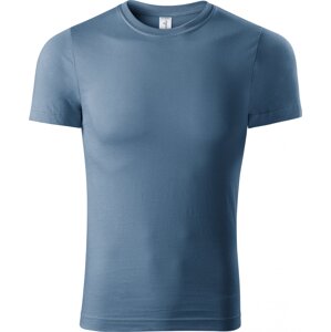 PICCOLIO® Unisex tričko Paint v lehčí gramáži 150 g/m bez bočních švů Barva: modrá denim, Velikost: 3XL