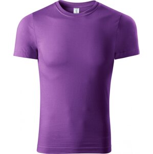 PICCOLIO® Unisex tričko Paint v lehčí gramáži 150 g/m bez bočních švů Barva: Fialová, Velikost: L