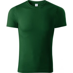 PICCOLIO® Unisex tričko Paint v lehčí gramáži 150 g/m bez bočních švů Barva: Lahvově zelená, Velikost: XXL