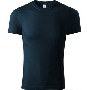 PICCOLIO® Unisex tričko Paint v lehčí gramáži 150 g/m bez bočních švů Barva: Námořní modrá, Velikost: XXL