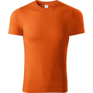 PICCOLIO® Unisex tričko Paint v lehčí gramáži 150 g/m bez bočních švů Barva: Oranžová, Velikost: XXL