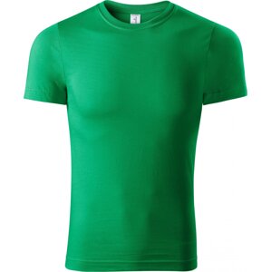 PICCOLIO® Unisex tričko Paint v lehčí gramáži 150 g/m bez bočních švů Barva: středně zelená, Velikost: XXL