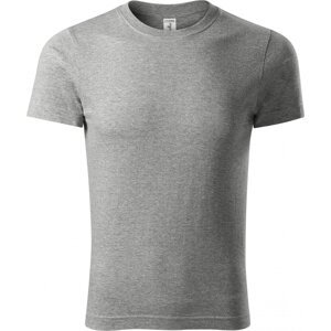 PICCOLIO® Unisex tričko Paint v lehčí gramáži 150 g/m bez bočních švů Barva: tmavě šedý melír, Velikost: 3XL