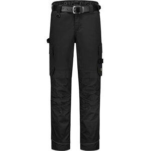 TRICORP Strečové pracovní unisex kalhoty s Cordura v oblasti kolen Barva: Černá, Velikost: 44