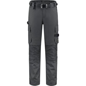 TRICORP Strečové pracovní unisex kalhoty s Cordura v oblasti kolen Barva: tmavě šedá, Velikost: 52