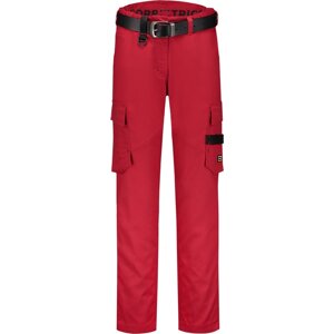 TRICORP Lehké dámské  pracovní kalhoty T70 se zvýšeným pasem v zadní části Barva: Červená, Velikost: 34