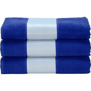 ARTG Bavlněný ručník 450 g/m s bordurou pro sublimační tisk Barva: Modrá, Velikost: 50 x 100 cm AR080