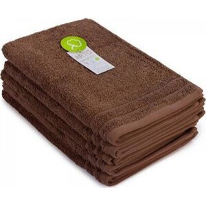 A&R Měkký ručník na ruce z organické bavlny 40 x 60 cm Barva: Walnut, Velikost: 40 x 60 cm AR505