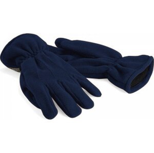 Beechfield Prstové ultra termické rukavice ze Suprafleece s izolací Thinsulate™ Barva: modrá námořní, Velikost: L/XL CB295