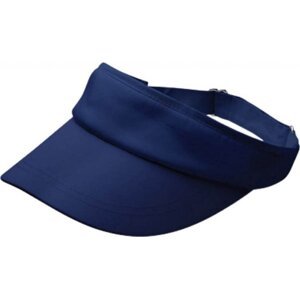 Beechfield Sportovní kšilt proti slunci z kepru s kovovým uzávěrem Barva: modrá námořní CB41
