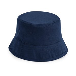 Beechfield Organic Cotton Bucket Hat Barva: modrá námořní, Velikost: L/XL (60cm)