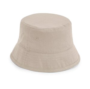 Beechfield Organic Cotton Bucket Hat Barva: Písková, Velikost: L/XL (60cm)