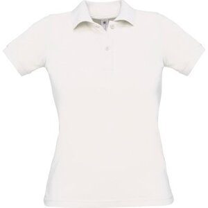 B&C BE INSPIRED Dámské polo tričko Safran s vegan certifikací Barva: Bílá, Velikost: L BCPW455