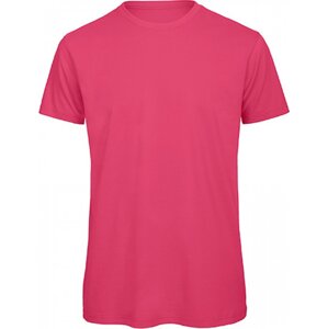 B&C Pánské organické tričko Inspire BC 140 g/m Barva: Růžová fuchsiová, Velikost: L BCTM042