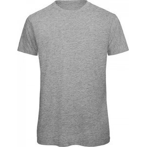 B&C Pánské organické tričko Inspire BC 140 g/m Barva: šedá melír, Velikost: 3XL BCTM042